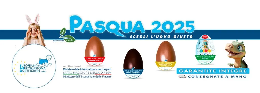 Uova di Pasqua 2025 Enea Onlus Iniziativa Beneficenza Pasquale Solidale Neuroblastoma