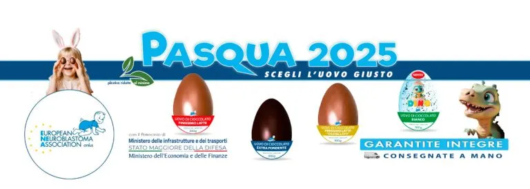 Uova di Pasqua 2025 Enea Onlus Iniziativa Beneficenza Pasquale Solidale Neuroblastoma