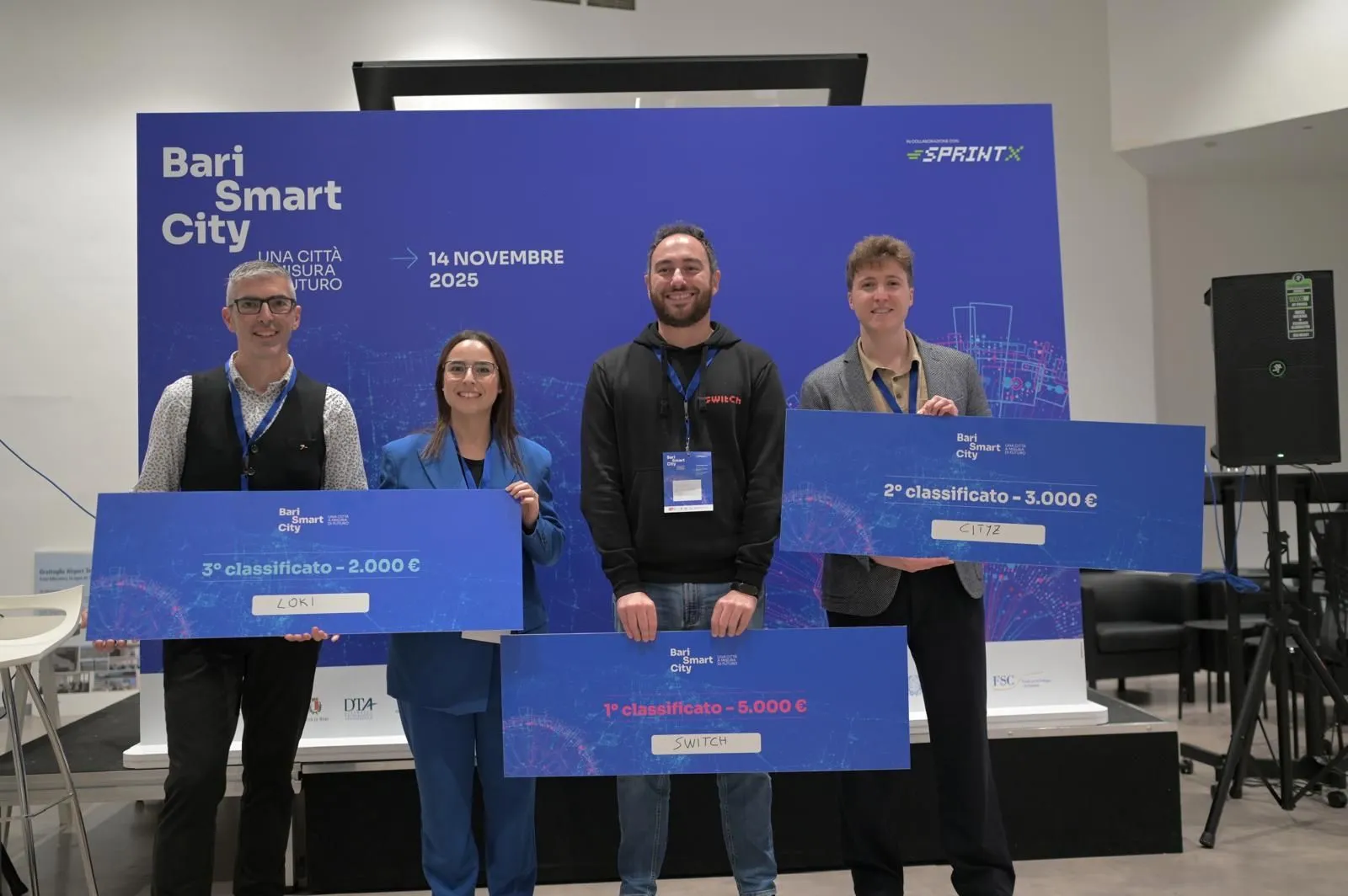 SWITCH vince il premio dell’innovazione a Bari Smart City