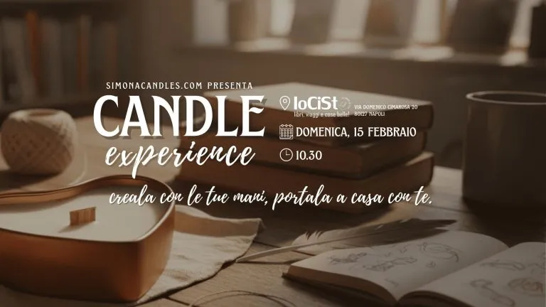 A San Valentino torna la magia di Simona Candles alla libreria IOCiSto: un workshop per creare la propria candela artigianale