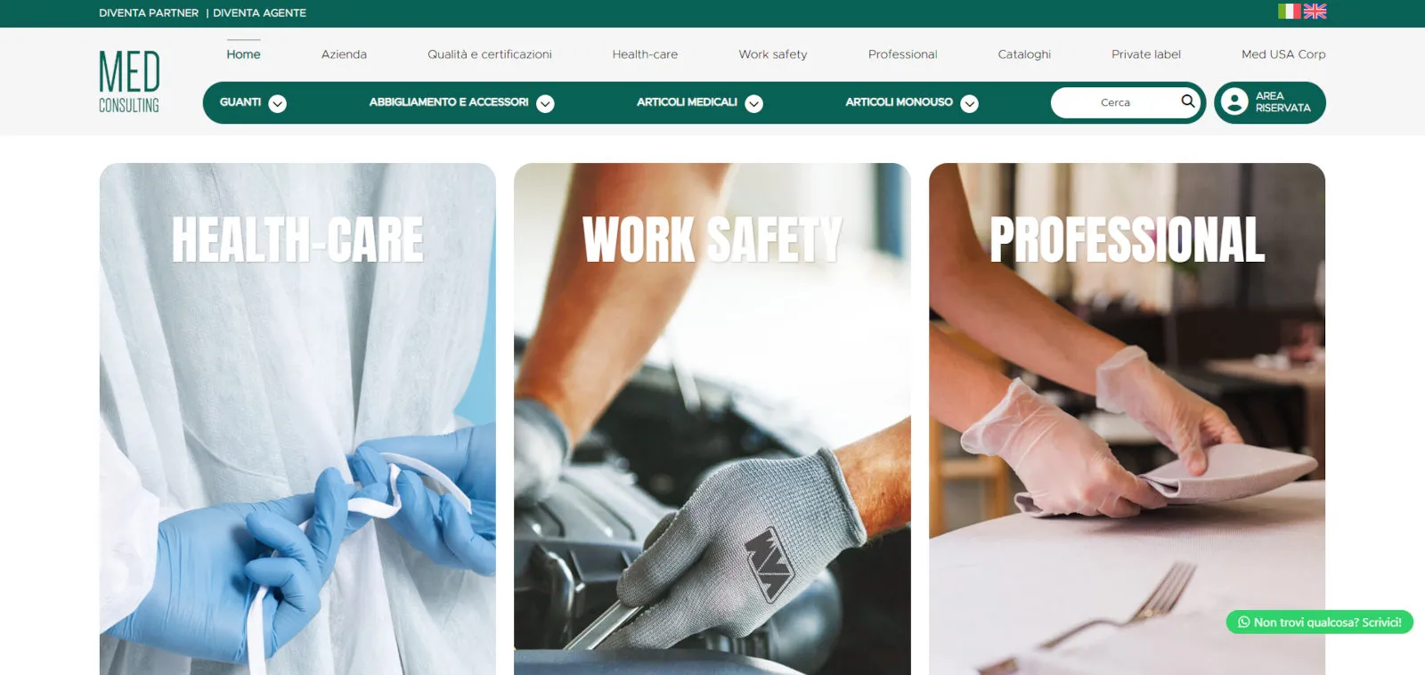 Med Consulting lancia il nuovo sito web dedicato a DPI e dispositivi medicali per il B2B