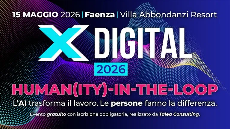 Talea Consulting lancia X DIGITAL 2026: a Faenza il confronto tra AI, strategia e centralità della persona
