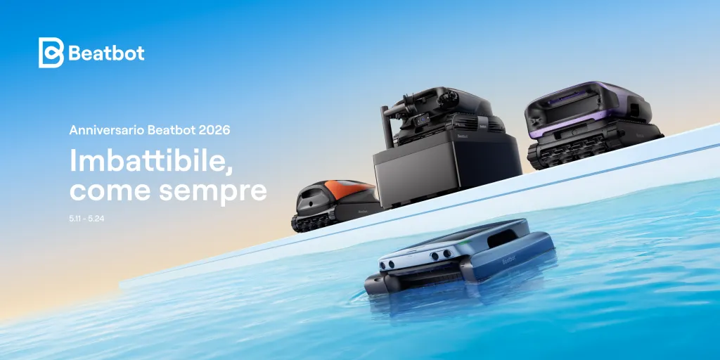 Beatbot celebra il suo anniversario con la Collezione 2026: una nuova generazione di robotica per piscine