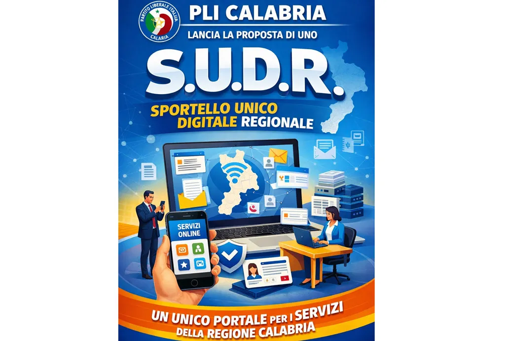 Liberali Calabria: al via il progetto dello “Sportello Unico Digitale Regionale”