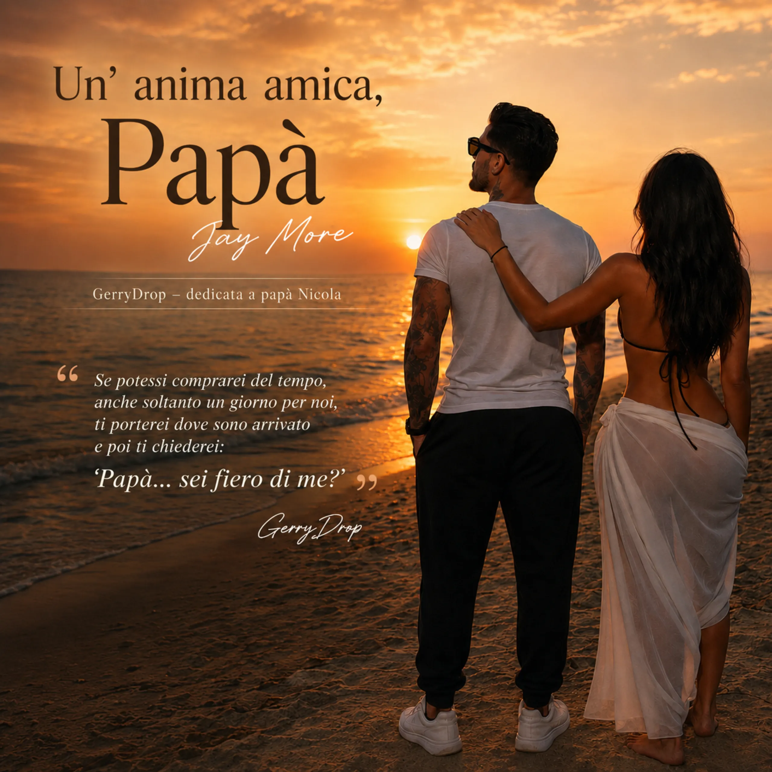 “Un’anima amica, papà”: Jay More e Lorenzo Valenti interpretano il nuovo singolo firmato GerryDrop